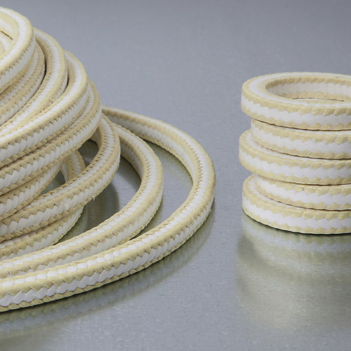 Плетеная набивка из ПТФЭ LATTYflon 4758арамидная пряжахимически стойкаядля химической промышленности