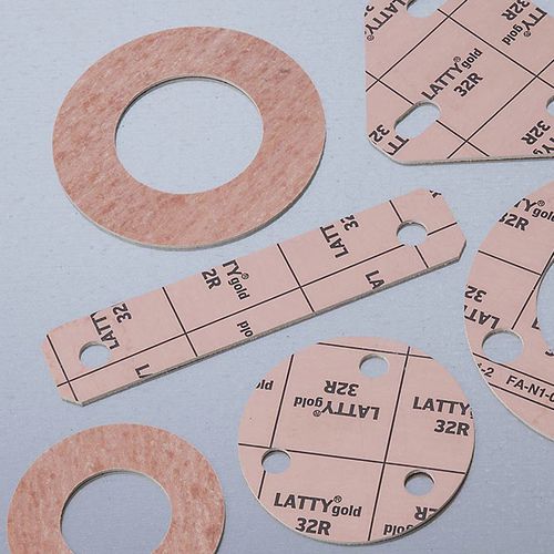 NBR gasket sheet LATTYgold 32Rsynthetic fiberaramidflange