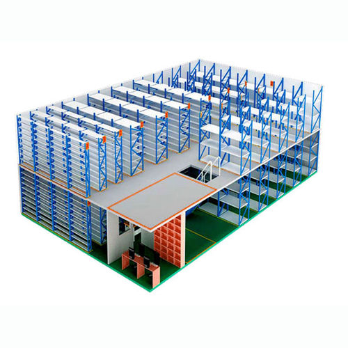 Промышленный антресоль со стеллажной системой ISO9001, ISO14001 | UN-MP121701многоуровневыйдля промышленного поладля тяжелых условий эксплуатации