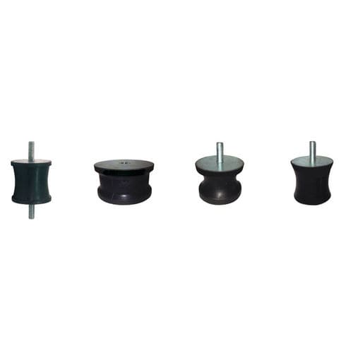 Круглая антивибрационная опора из резины 1000для станков с резьбой