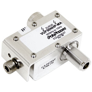 Type 1 surge arrester VUF50NHP-MAfor radiofrequency applicationstelecommunicationsin-line