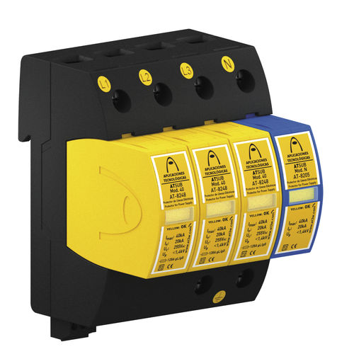 Ограничитель перенапряжения тип 2 ATSUB-4P 15-300 TTтип 3для источников питаниякомпактный