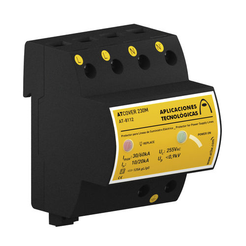 Ограничитель перенапряжений тип 3 ATCOVER 130Mдля источников питания2-полюсныйоднофазный