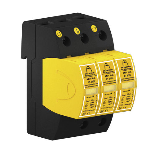 Ограничитель перенапряжений, тип 2 ATPVдля фотогальванических установокDIN-рейкаDC