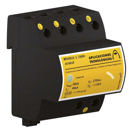 Ограничитель перенапряжений тип 2 ATSHIELD S 230Mтип 1для источников питаниядля защиты от переходных токов