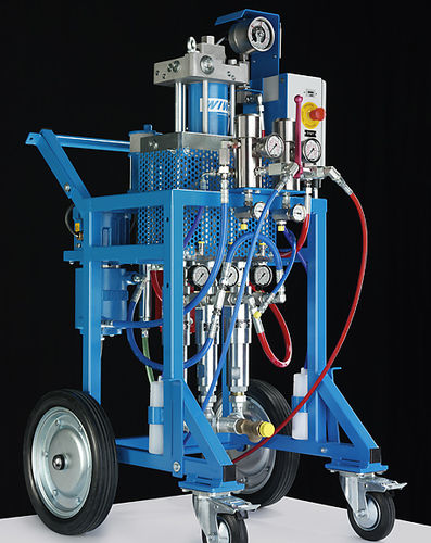Агрегат для распыления двухкомпонентной краски POWER PACK 2K XXLпневматически-гидравлический