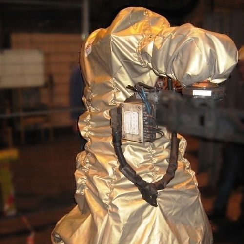 Foundry robot protective cover TIFFON-GREEN / TKS-ALUforge robotwaterproofcustom