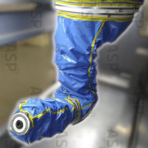 Surface treatment robot protective cover TELUPRO 22 / TROCAL B+/ TPSNforge robotmetal machining