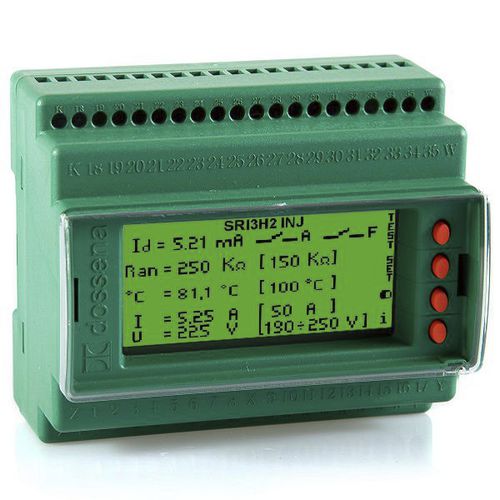 Insulation monitor for medical applications SRI3/H2 INJ for AC networksfor three-phase systemsfor low voltage network