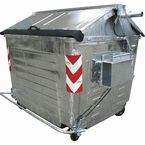 Metal waste container GRA-DUBAIfor plasticsfor paperwith lid