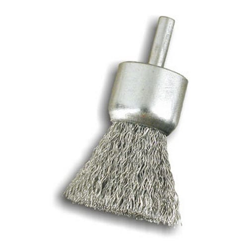 Концевая щетка серии P для очистки, удаления заусенцев, нержавеющая сталь