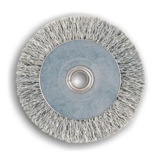 Круглая щетка 1050 / C75 / C100 для чистки, стальная, гофрированная.