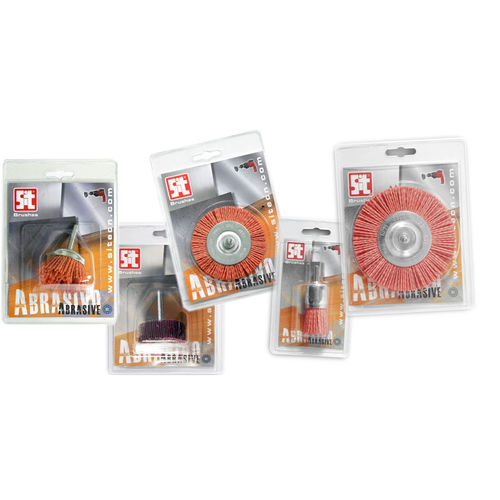Круглая щетка серии BRL/BG/BT/BP, абразивная для очистки концов