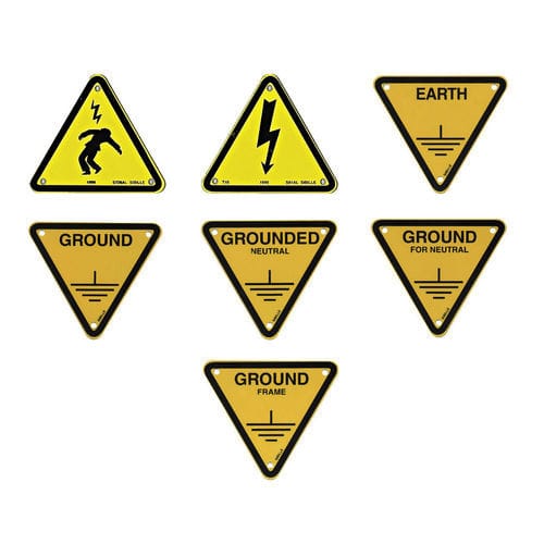 Electric risk safety sign S series