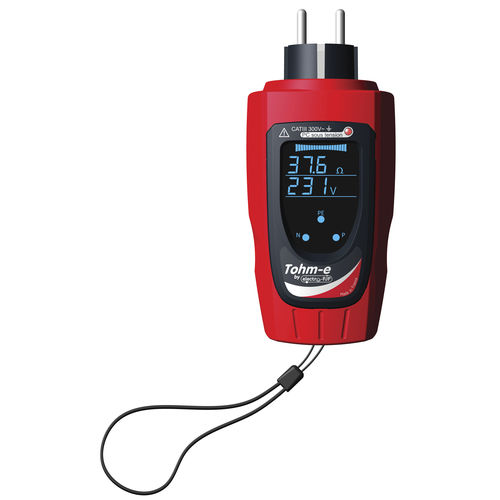 Plug socket tester TOHM-Eelectricpowerearth impedance