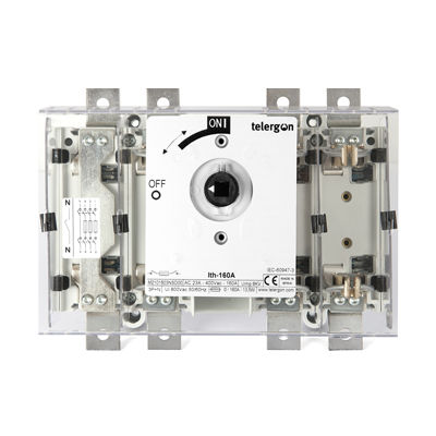 Моторизованный разъединитель M2104003AC, для монтажа на шине, 4-полюсный