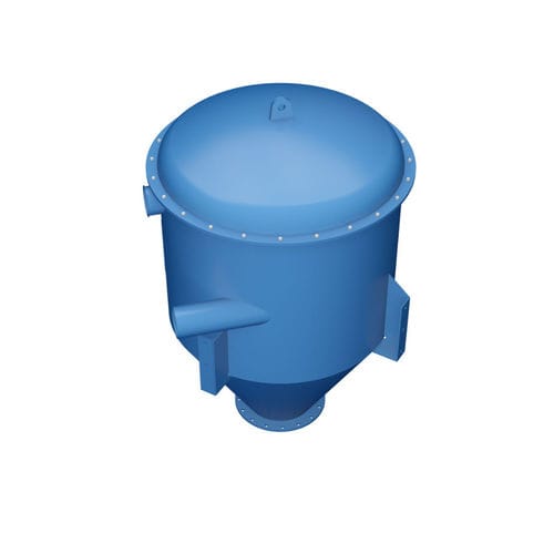 Циклонный сепаратор для переработки отходов, двухбарабанный