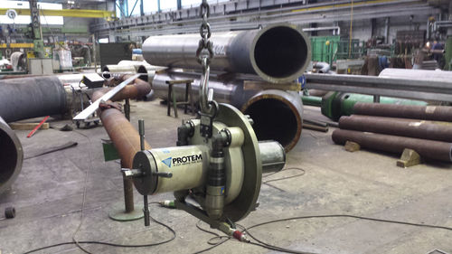 Пневматический станок для снятия фасок PROTEM US150переноснойдля трубдля труб