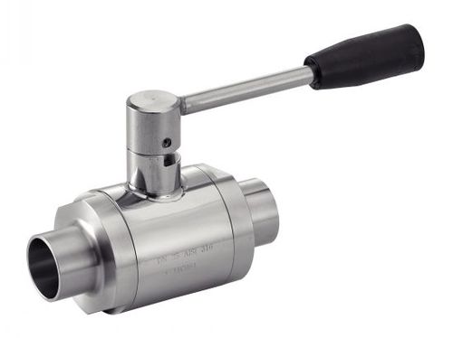 Кран шаровой рычажный серии 62371 для жидких пищевых продуктов и напитков, нержавеющая сталь