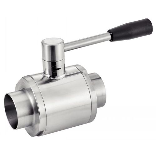 Кран шаровой рычажный серии 64371 для жидких пищевых продуктов и напитков, нержавеющая сталь