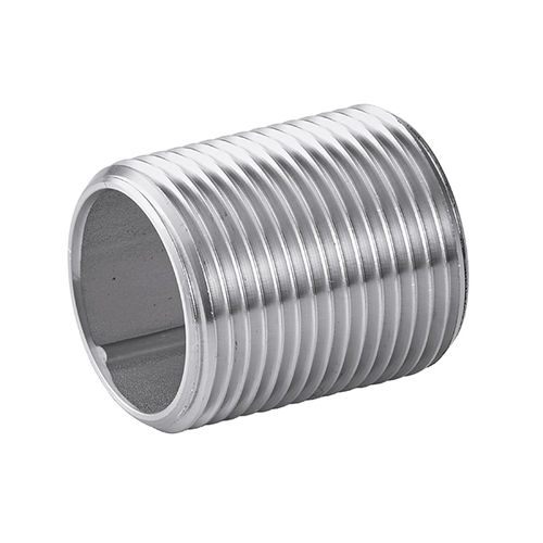 Ниппель из нержавеющей стали серии 5222 с резьбой, прямой