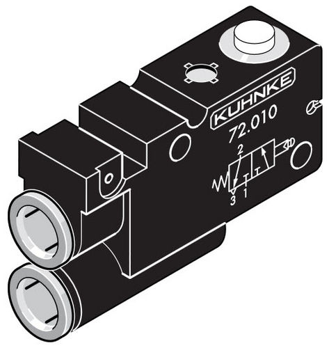 Клапан пневмоуправляемый серии 72 для воздухаминиатюрный