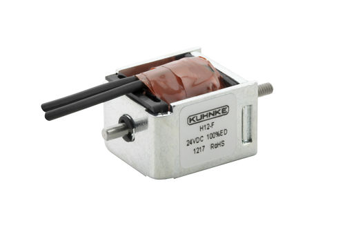 Линейный соленоид H12F-24V DC-100% EDpower
