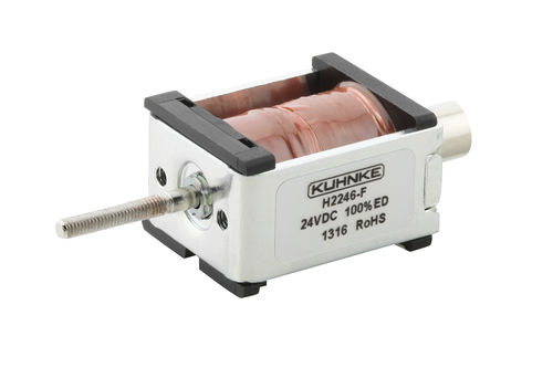 Линейный соленоид H2246-F-24V DC-100% EDpower
