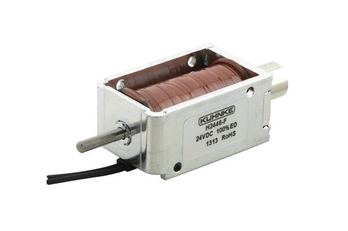 Линейный соленоид H2446-F-24V DC-100% EDpower