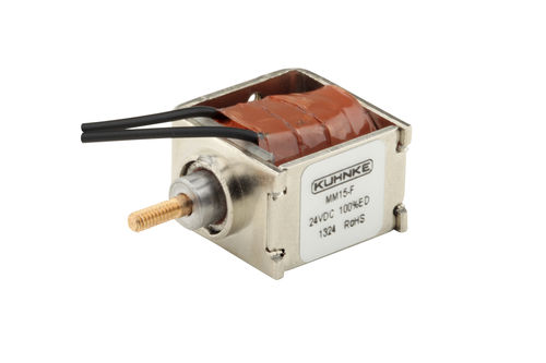 Линейный соленоид MM15-F-24V DC-100% EDpower