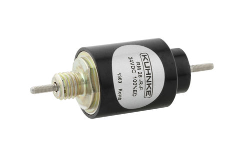 Линейный соленоид RM26-RF-24V DC-100% ED, не требующий обслуживания