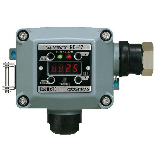 Детектор утечки газа серии КД-12компактныйвзрывозащищенныйс цифровым дисплеем