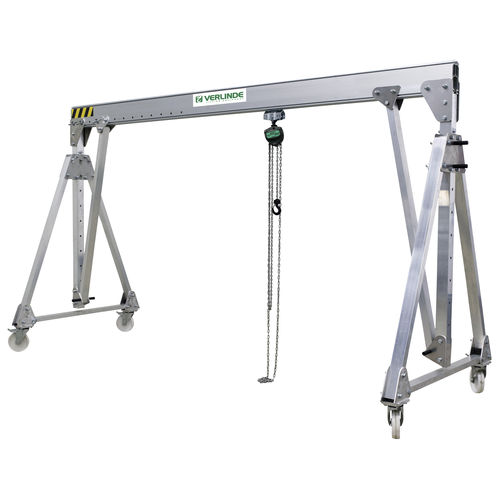 Мобильный козловой кран серии ВГПАдля мастерскихиз алюминия