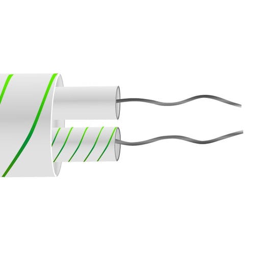 Insulated electrical cable pairedfiberglass-sheathedIEC
