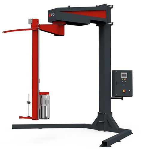 Упаковщик стретч-пленки с поворотным рычагом 700полуавтоматический стрейч-пленка для поддонов