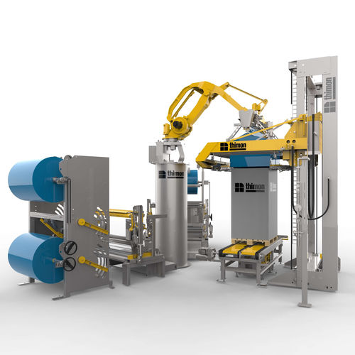 Роботизированная машина для изготовления капотов COMBI-GLASS ROBOTтермоусадочная пленкадля картонных коробокдля поддонов