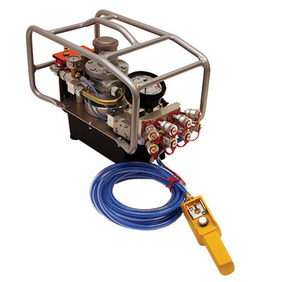 Гидравлический агрегат с пневматическим приводом HY-AIRдля динамометрических ключейтихошумныйпереносной