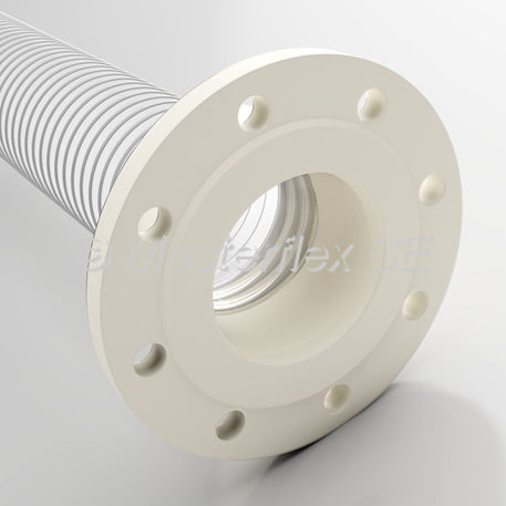 Фланец шланга Combiflex Литой полиуретан Фиксированный фланец Пищевой пластик со сквозным отверстием