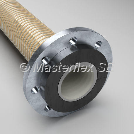 Фланец для шланга Combiflex Литой полиуретановый поворотный фланец пластиковый алюминий со сквозным отверстием