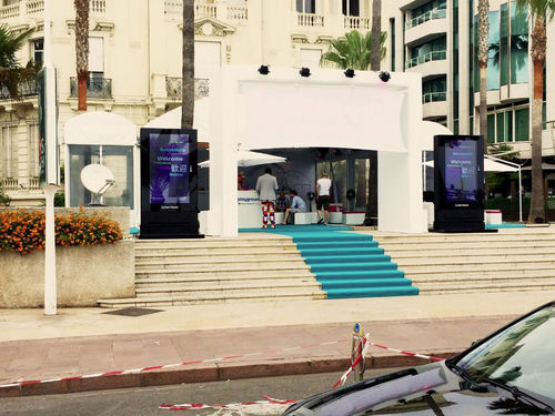 Рекламный тотем ПДС-70-75-ТО-Пдля ЖК-экрана