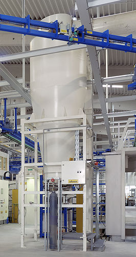 Циклонный сепаратор частиц