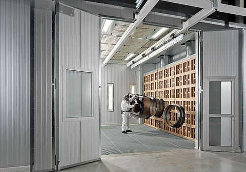 Закрытая покрасочная камера Фильтр RESdry