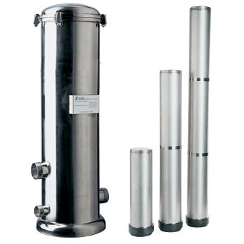 Корпус картриджного фильтра серии GEдля водынержавеющая сталь