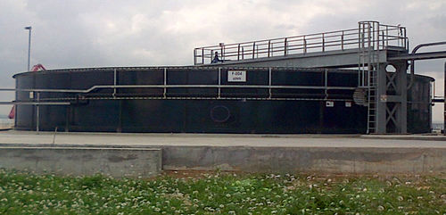 Circular clarifier PTCwith scraper bridge