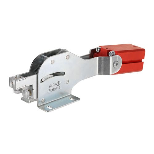 Зажим пневматический коленно-рычажный 6860Горизонтальный