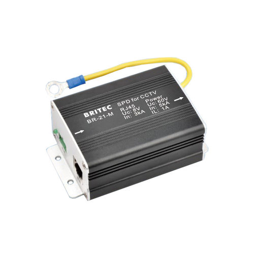 Telecommunications surge protector BR-CCTV-21-Melectronic equipmentfor transient current protectionvideo signal