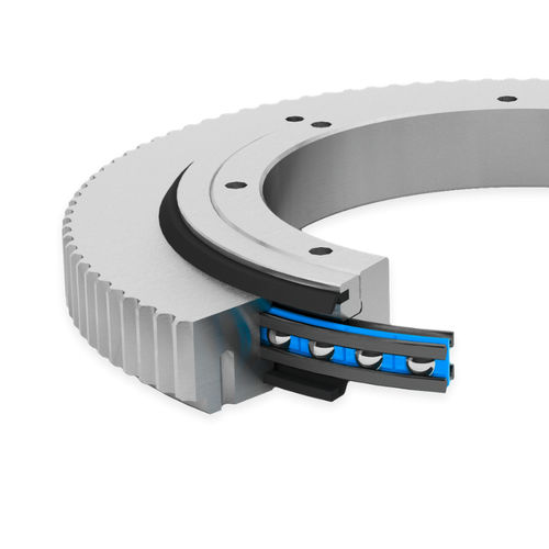 Опорно-поворотное кольцо с внешними зубьями серии LVEшарикиодин рядчетырехточечный контакт