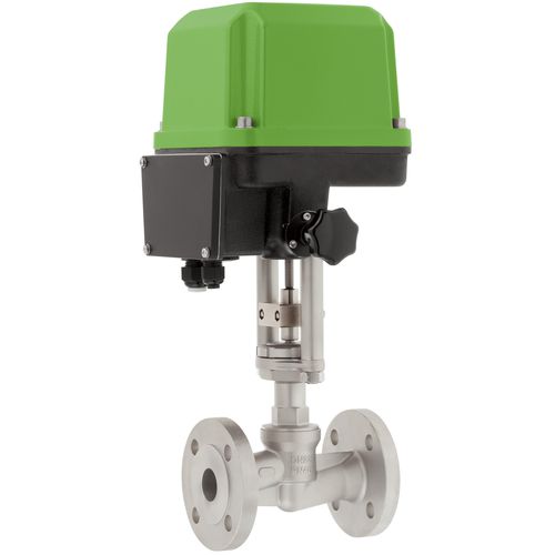 Клапан регулирующий 7332фланец нержавеющая стальдля агрессивных сред