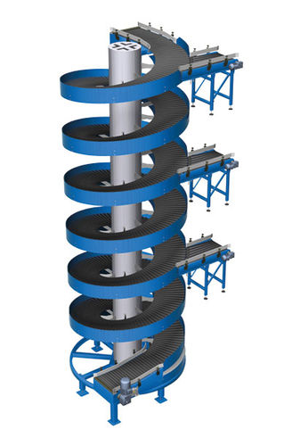 Конвейер ленточный горизонтальныйспиральныймногозаходный