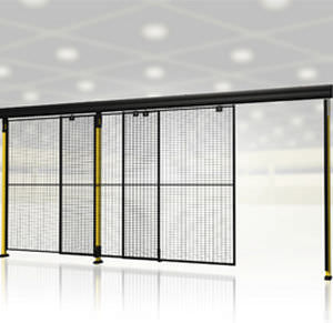 Раздвижная дверь серии D23металлическая защитная сетка